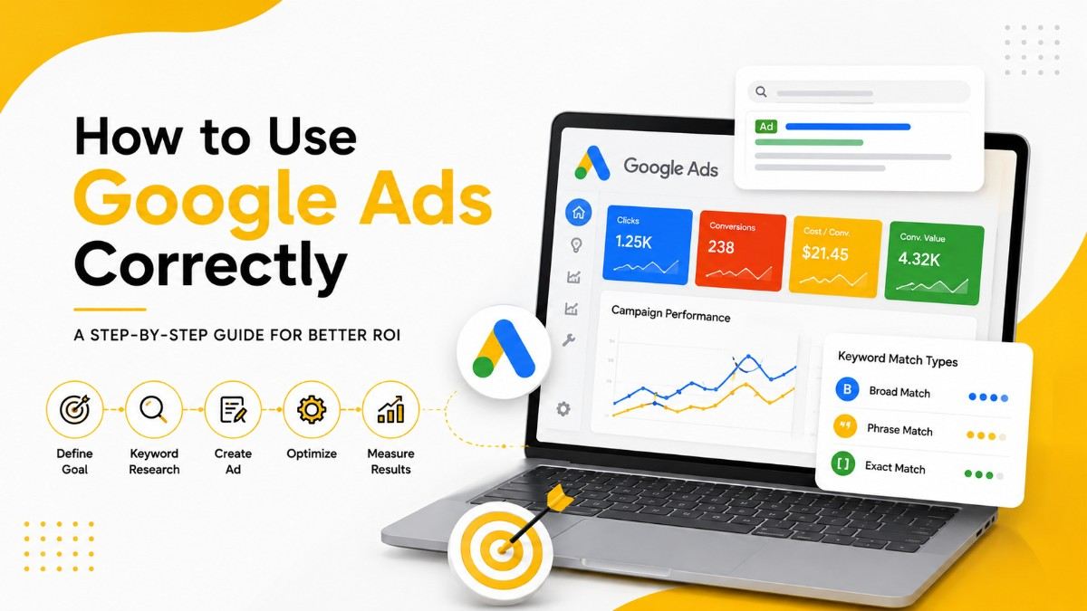 How to Use Google Ads Correctly
